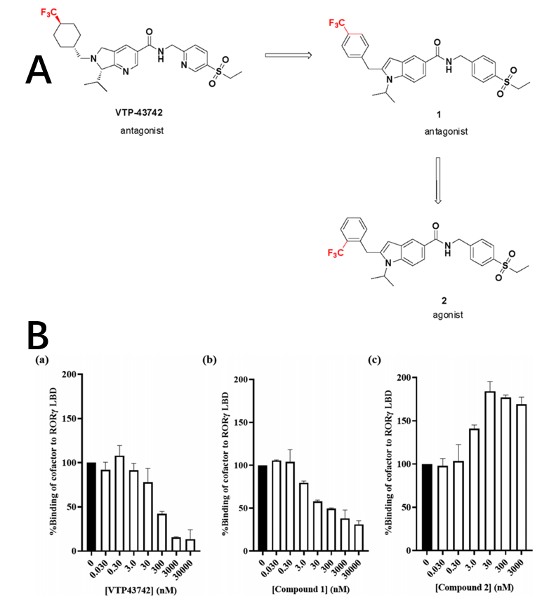 JMC | 2-(鄰位取代芐基)-吲哚類RORγ 激動劑的設計、合成與抗腫瘤研究