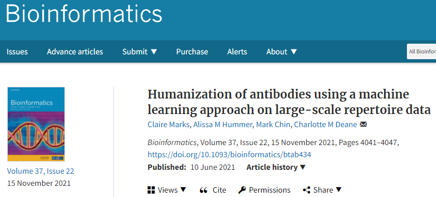 Bioinformatics | Hu-mAb:基于機器學習的高效抗體人源化工具 Bioinformatics | Hu-mAb:基于機器學習的高效抗體人源化工具