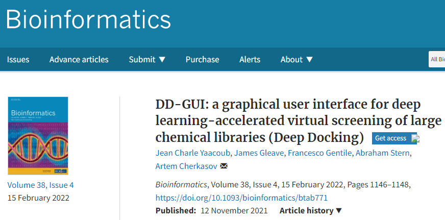 Bioinformatics | DD-GUI:深度學習虛擬篩選大規?；衔飵斓膱D形化用戶界面